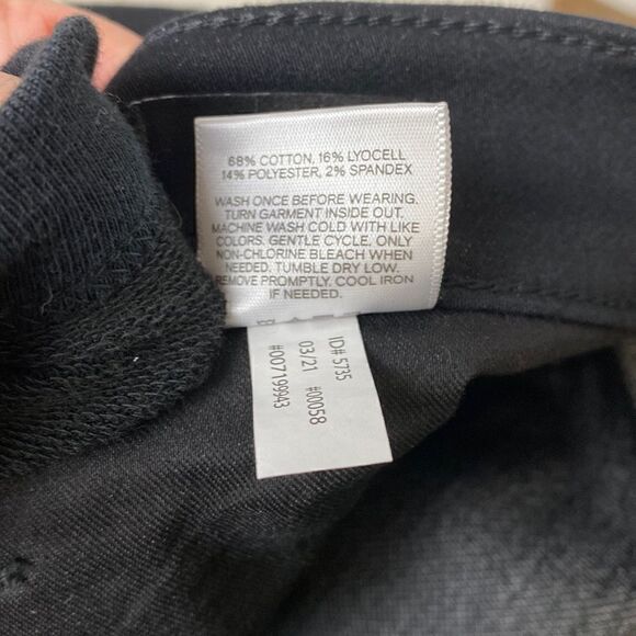 #513 EXPRESS NWT black raw hem with split ankle - Picture 9 of 9